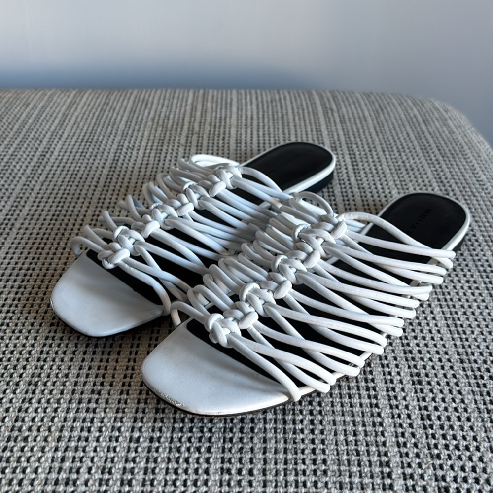 Rebecca Minkoff White Sandals
